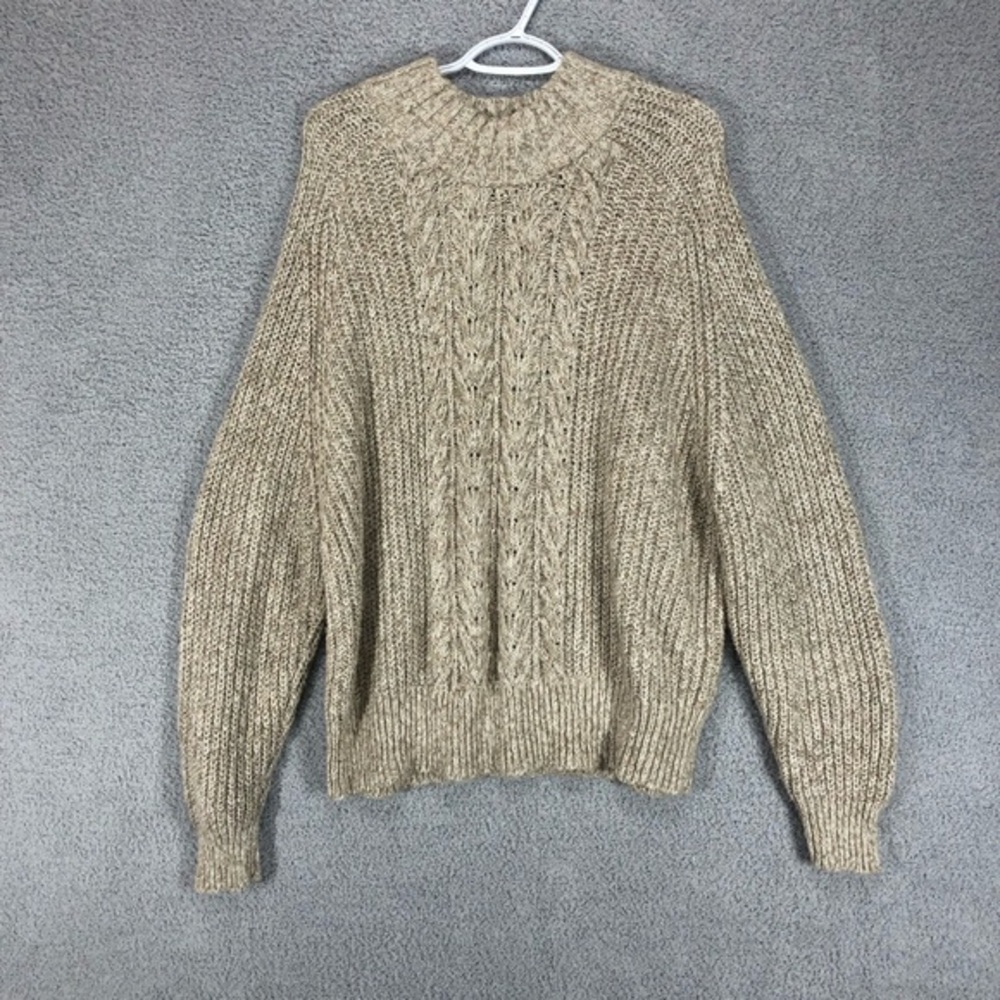Cable‎ Knit Crewneck Pullover Sweater Size XXL Chunky Casual Comfort